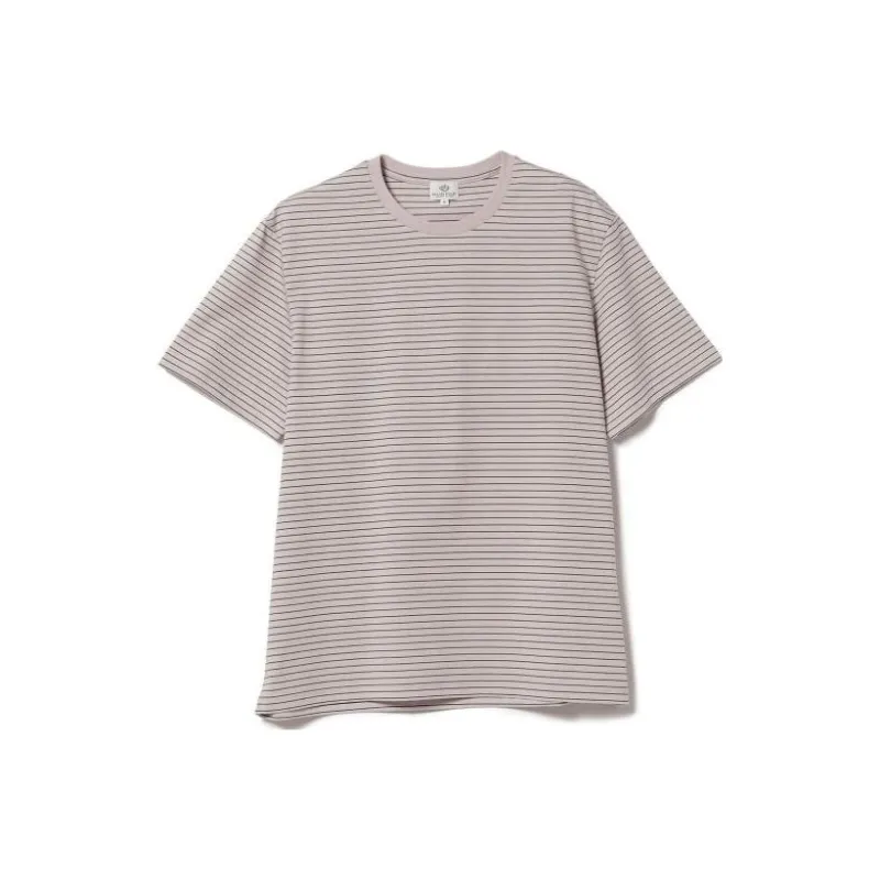 Beams T Shirts Men Pink Black-0