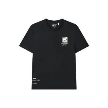 FILA Set in Sleeve T Shirt Men's Jet Black