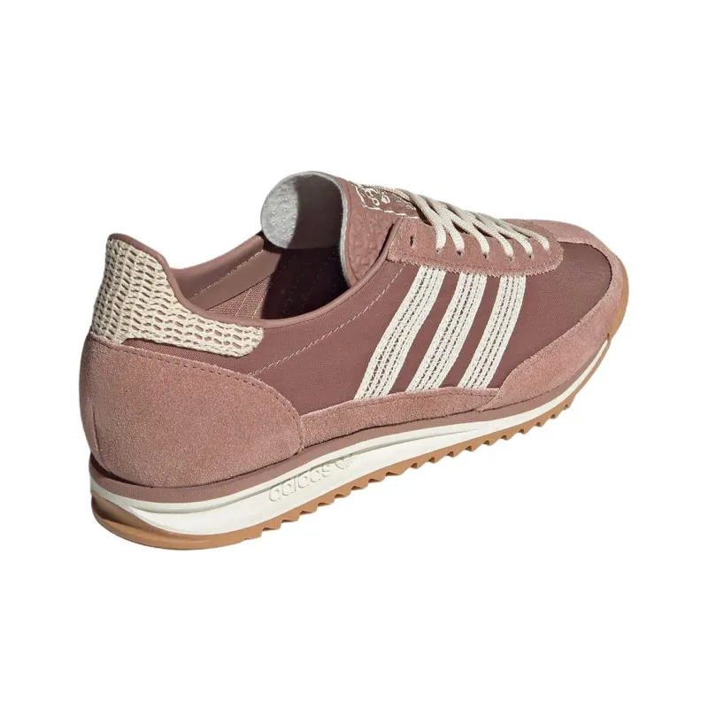 Adidas Originals SL 72 Anti Slip Wear Resistant Low Top Casual Shoes Women's Light Umber-4