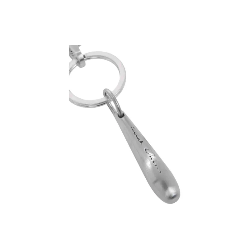RICK OWENS Logo-Engraved Keychain-4