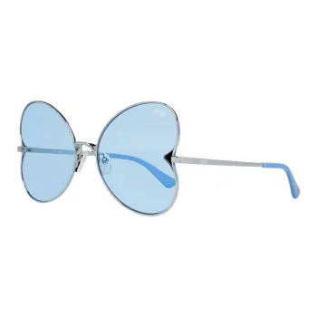 Victoria's Secret Metal Irregular Shape Sunglasses Women's Silver