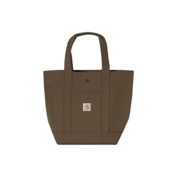 Carhartt WIP Recycled Polyester Tote Bag, Shopping Bag, Handbag Men's Umber