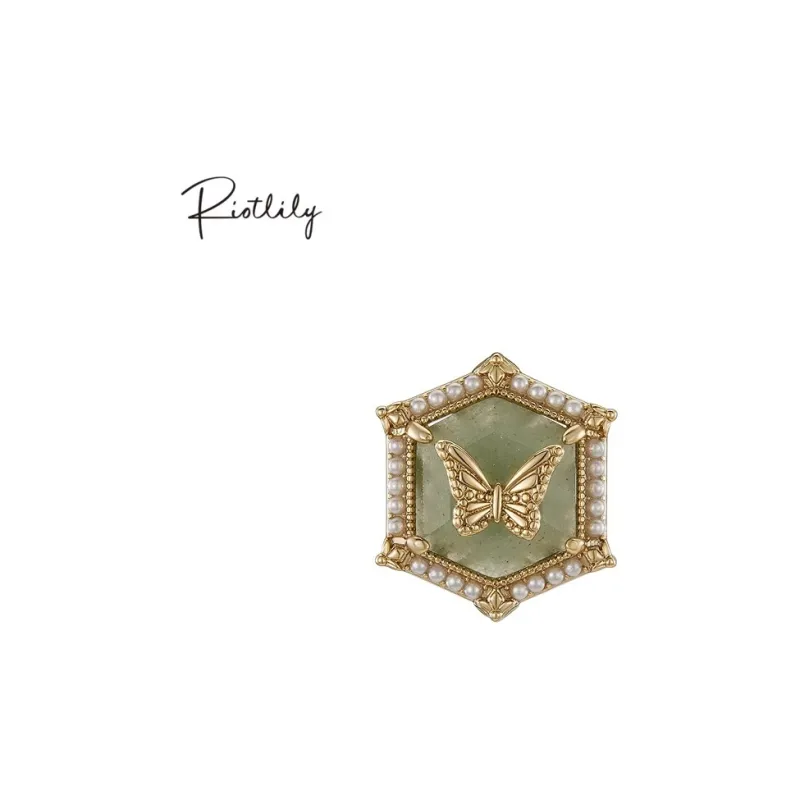 RiotLILY Faux Pearl Stud Earrings Unisex-2