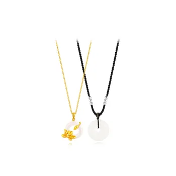 Muyan Colored Glaze Necklaces Unisex