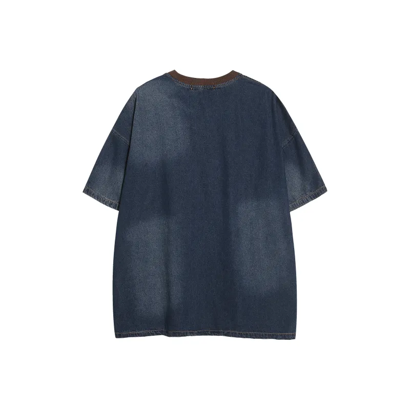 GBXM T Shirts Unisex Denim Blue-1