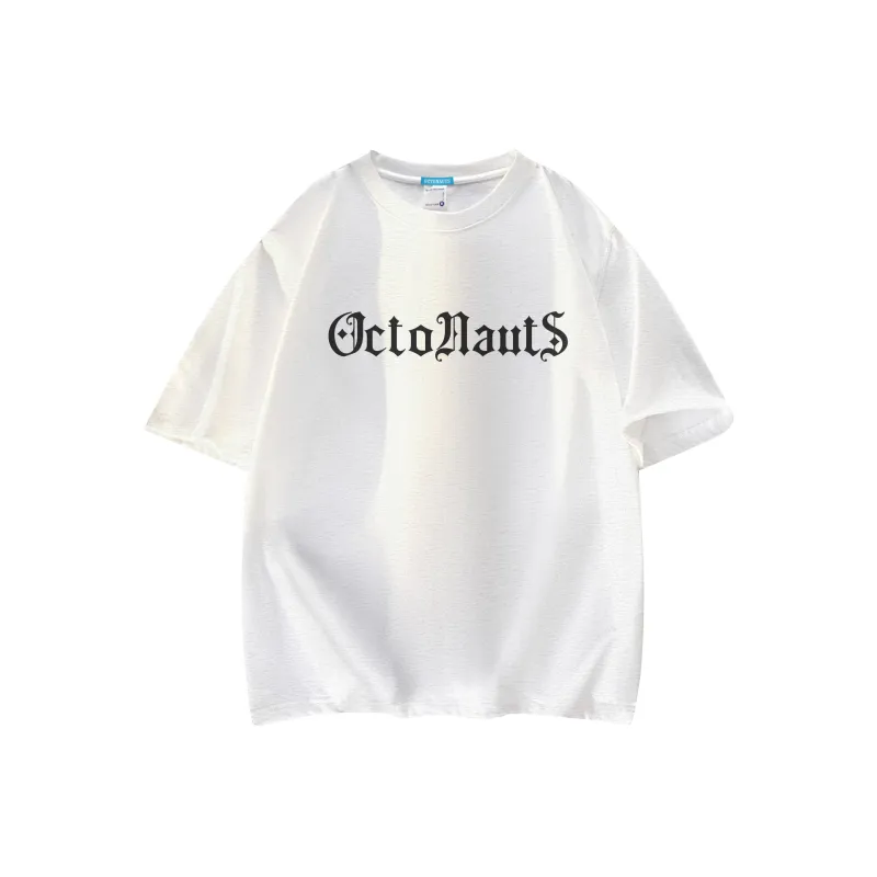 Small Columns Under The Sea T Shirt Unisex White Black-11