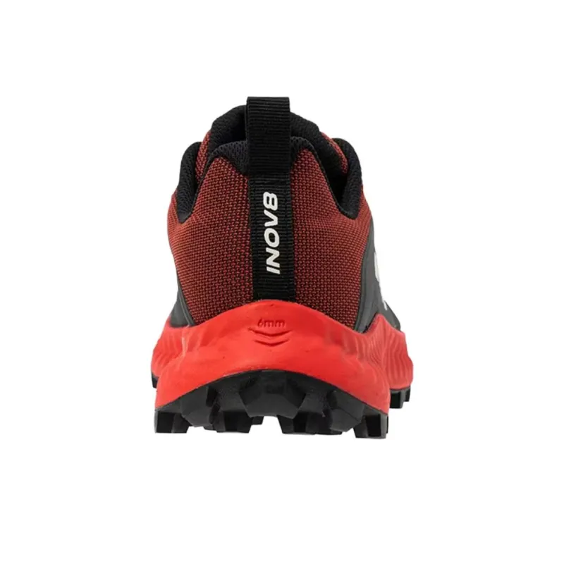 INOV 8 Anti Slip Wear Resistant Low Top Running Shoes Men's Red Black-4