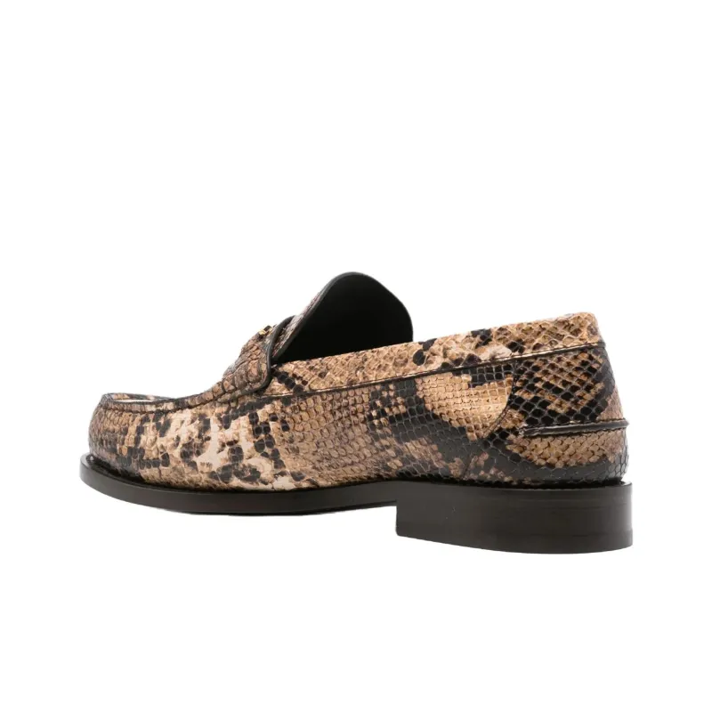 VERSACE Loafers Men Brown-3