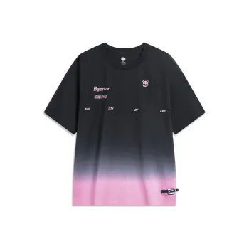 LiNing Badfive T-Shirt Unisex Black Fairy Pink
