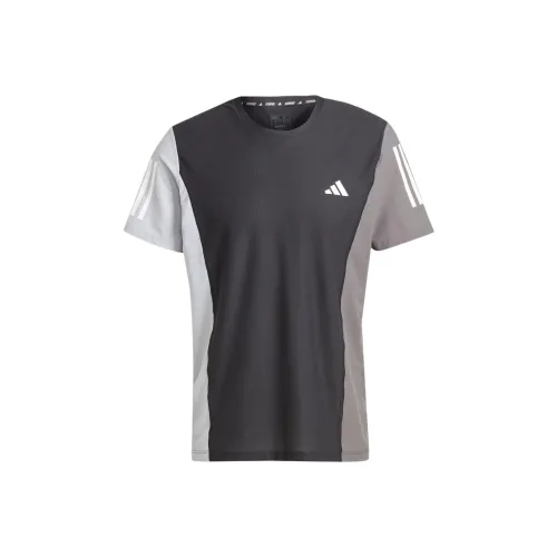 Adidas Own The Run Colorblock T-Shirt T-Shirt Men's Black