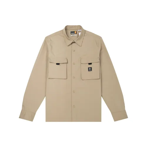 Timberland Shirts Men Khaki