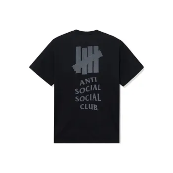 UNDEFEATED x ANTI SOCIAL CLUB T Shirt Unisex Black