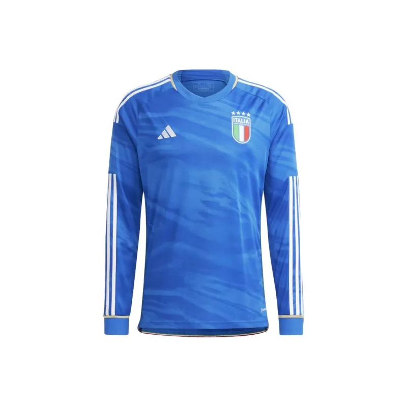 Adidas Italy 2023 Home Long Sleeve Jersey-0