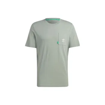 Adidas Originals Essential T Shirts Men Dusty Green