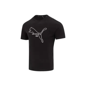 PUMA HER T Shirts Men Black