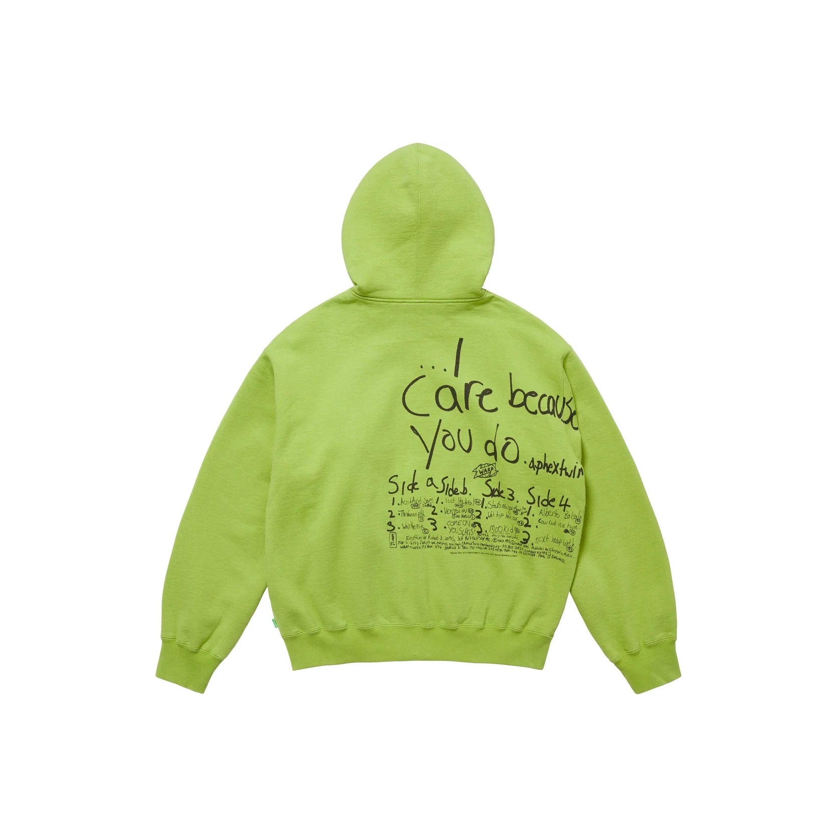 Supreme X Aphex Twin Zip Up Hooded Sweatshirt - POIZON Supreme X Aphex Twin Zip Up Hooded Sweatshirt - POIZON