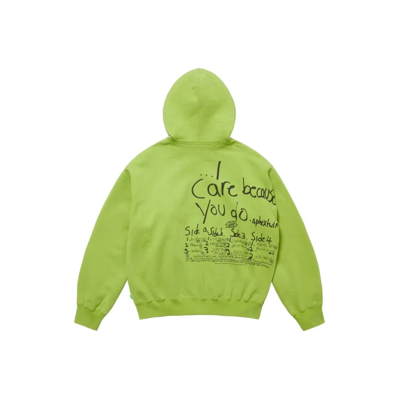 Supreme Aphex Twin Zip Up Hooded Sweatshirt-3
