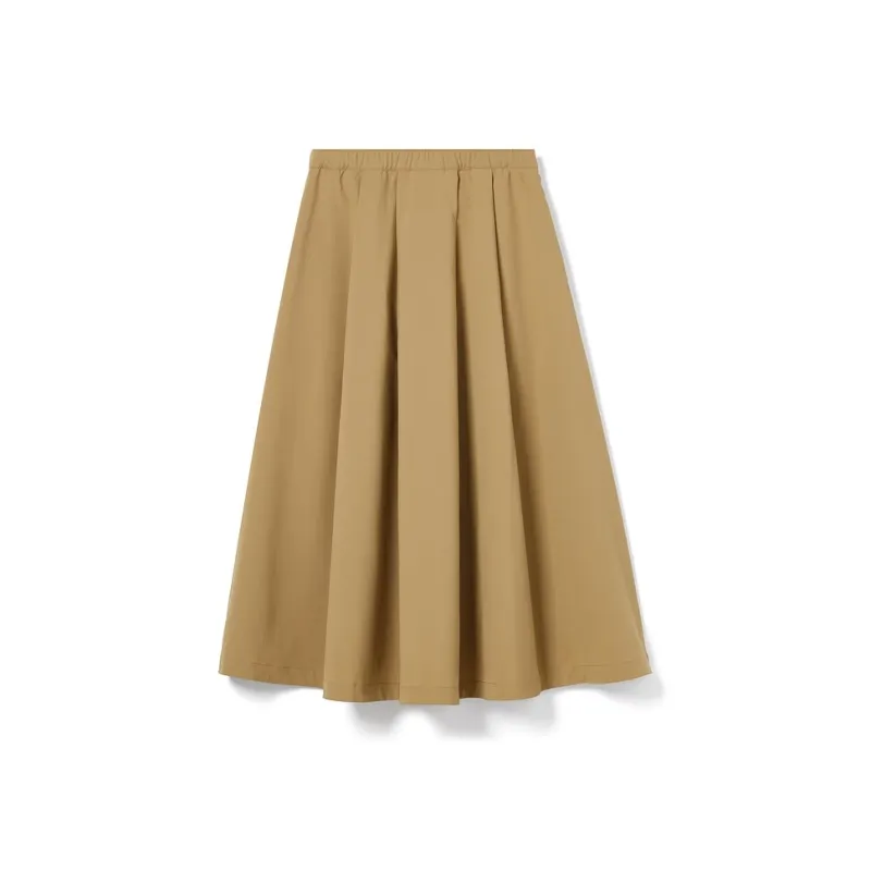 LACOSTE Casual Long Skirts Women's Khaki-1