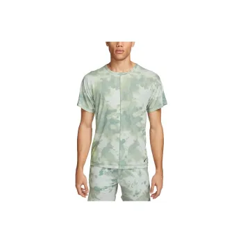 Nike Dri-FIT Men's Allover Print Short-Sleeve Yoga Top