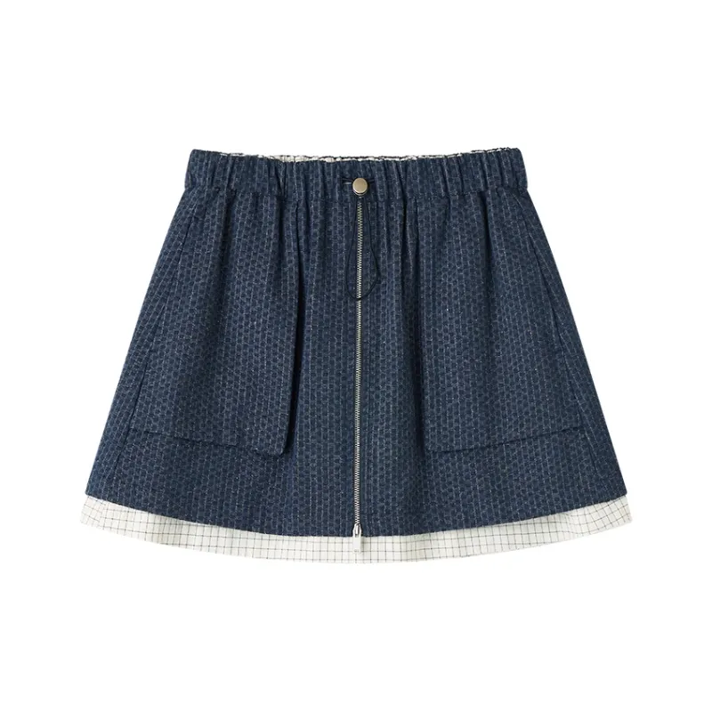 SHUXI Casual Short Skirts Women's-0