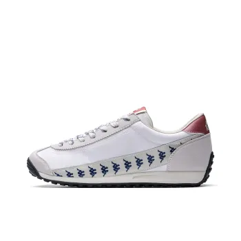 Kappa Anti Slip Wear Resistant Low Top Running Shoes Unisex Winter Day White