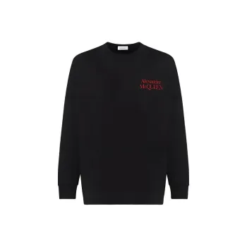 Alexander McQueen Logo Printed Crewneck T Shirt
