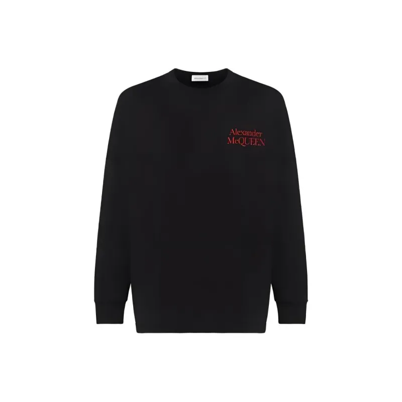 Alexander McQueen Logo Printed Crewneck T Shirt-0