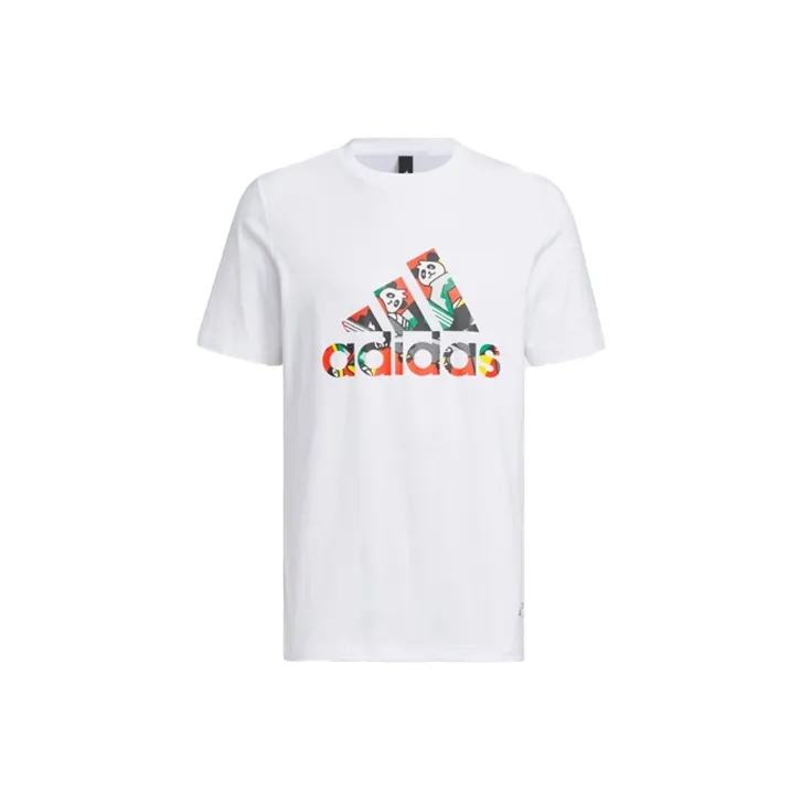 Adidas Set in Sleeve T Shirt Men's White-0