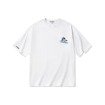 FAIRWHALE T Shirts Men Bleached