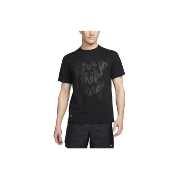 Nike Dri Fit Rise 365 T Shirt Men's Black