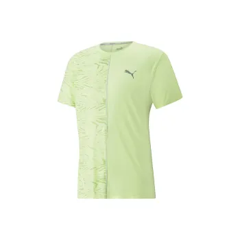PUMA RUN GRAPHIC SS TEE M FIZZY LIGHT T-Shirt Men's Green