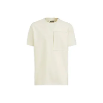 JIL SANDER Zip Detailed Crewneck T Shirt