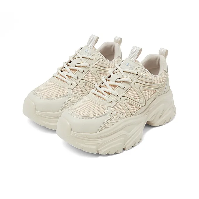 COMELY Anti Slip And Wear Resistant Breathable Low Top Chunky Sneakers Women's-7