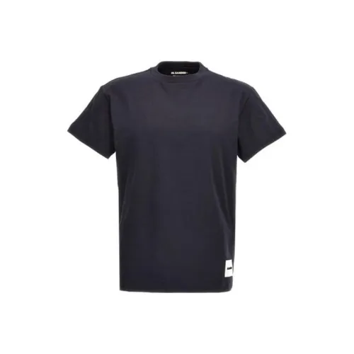 JIL SANDER + Logo Patch Crewneck Pack Of Three T Shirt