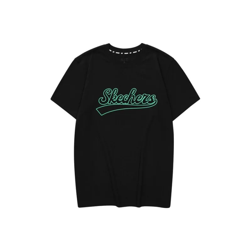 Skechers T Shirts Unisex Carbon Black/0018-0