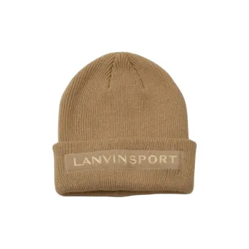 Lanvin Acrylic, Wool Beanies Unisex Beige