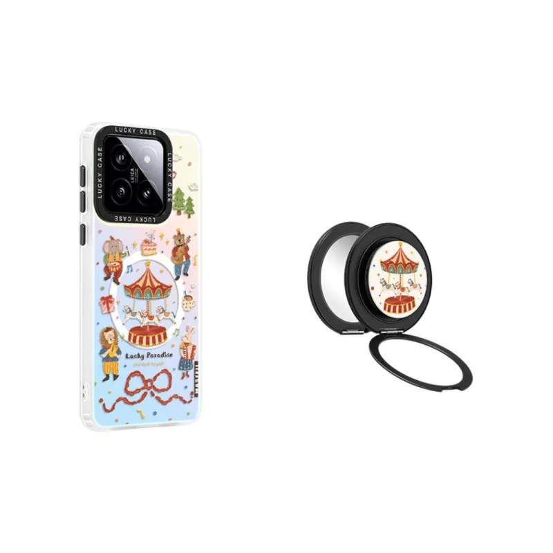 Marsfield Acrylic Material Double Layer IMD Laser Magnetic Case Myersphill Compatibility  Xiaomi 15/14/13 Pro-7