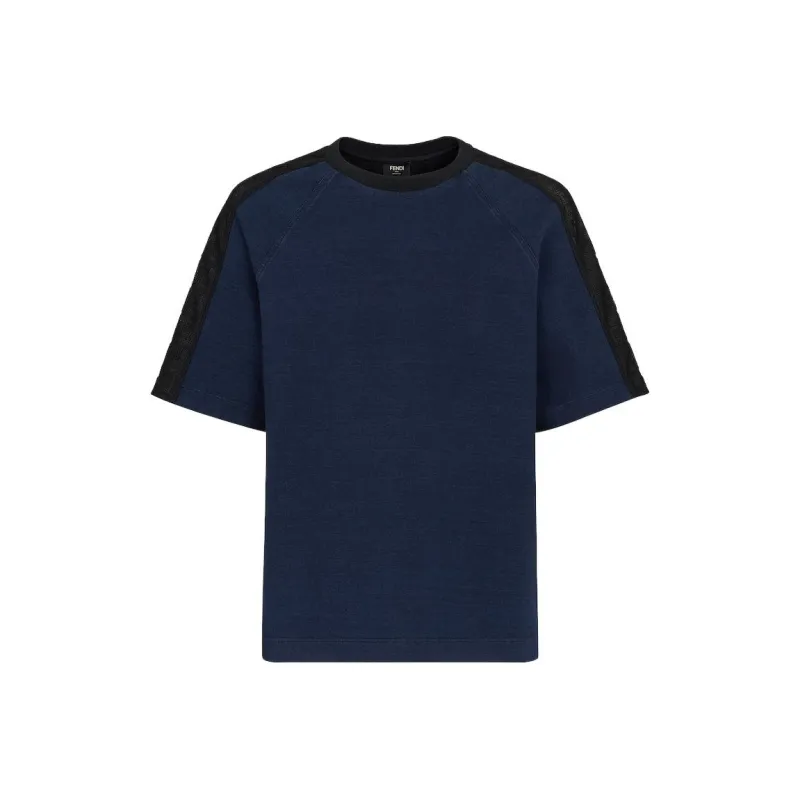 FENDI T Shirts Men Blue-0