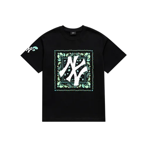 MLB SS23 Set in Sleeve T Shirt Unisex Black