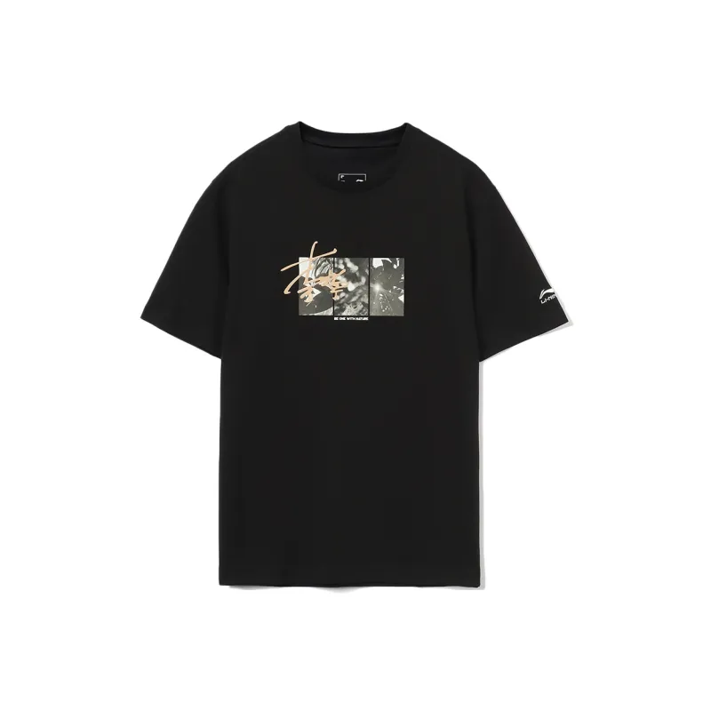 LiNing Sports Life Collection T Shirt Men's Black-0