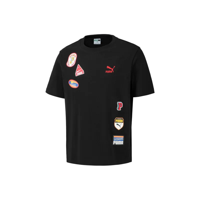 PUMA T Shirts Unisex Black-0