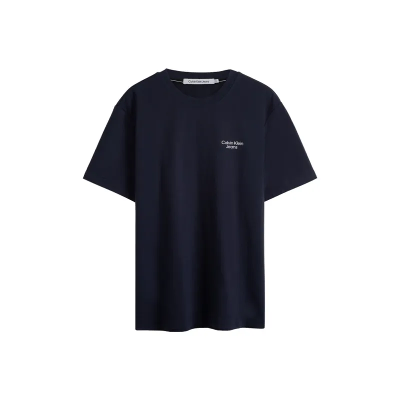 Calvin Klein T Shirts Men Navy Blue-0