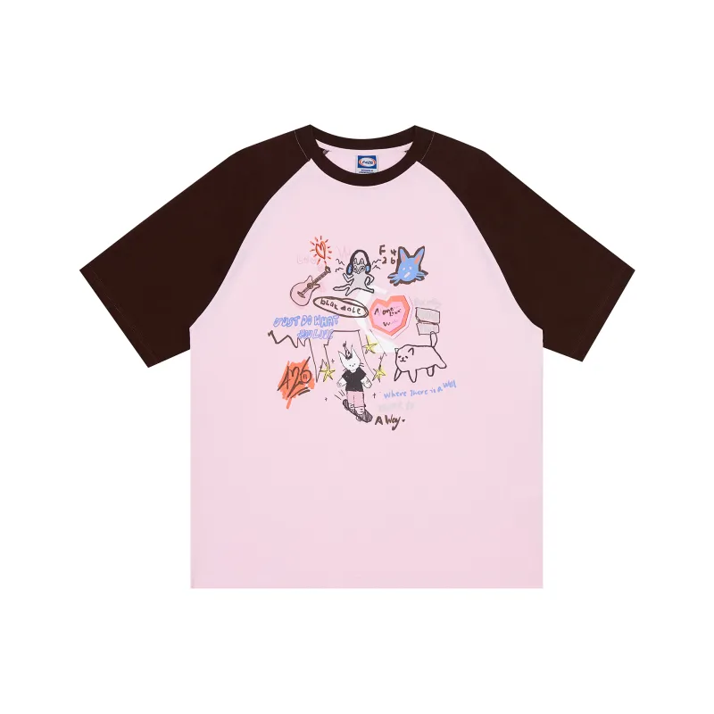 F426 Raglan Sleeve T Shirt Unisex-0
