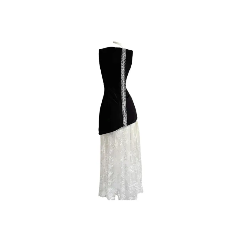 SKYA Slip Dresses Women's Black-1