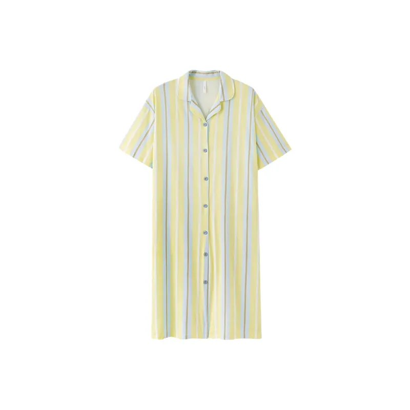 XIAFENYAN Nightgown Women's Green-0