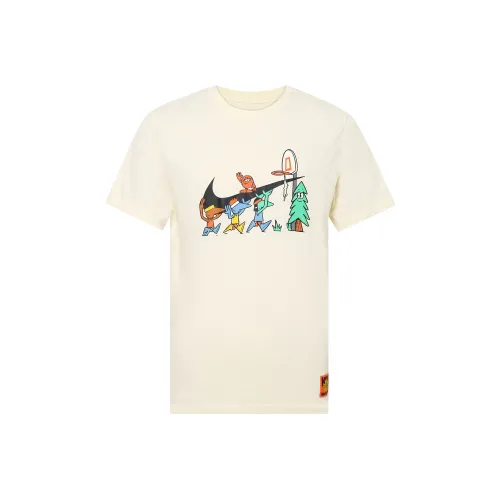 Nike T Shirts Men Khaki