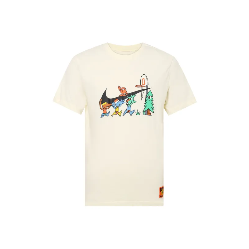 Nike T Shirts Men Khaki-0