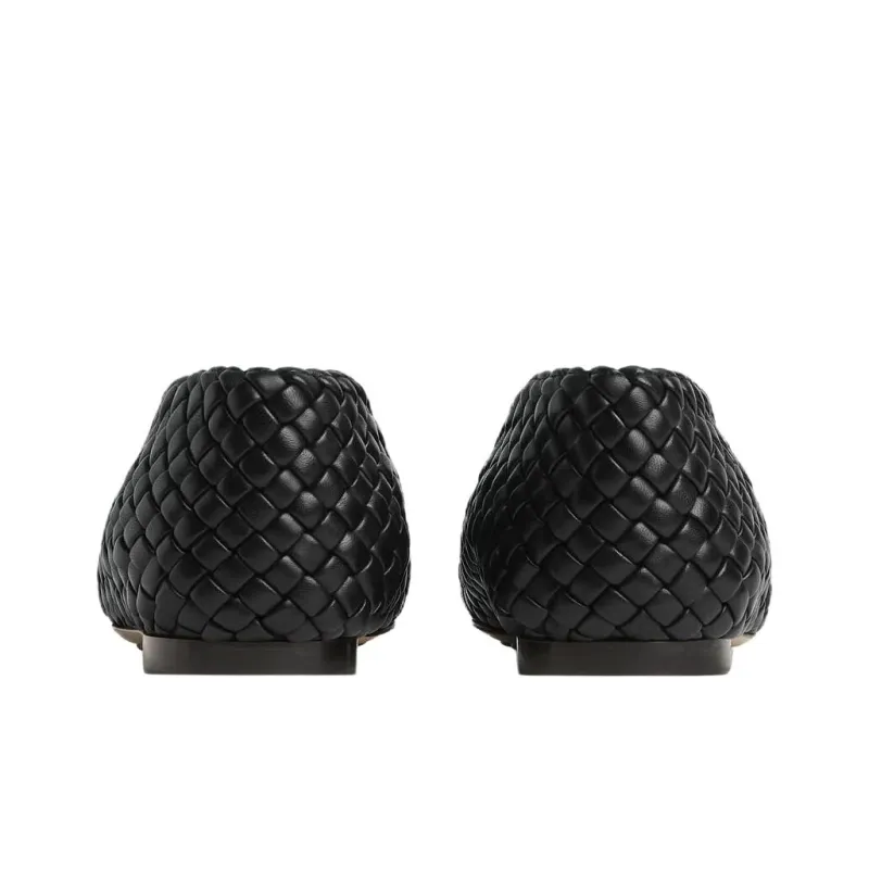 Bottega Veneta Sofia Casual Single Shoes Women's Black-5