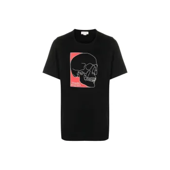 Alexander McQueen Graphic Printed Crewneck T Shirt