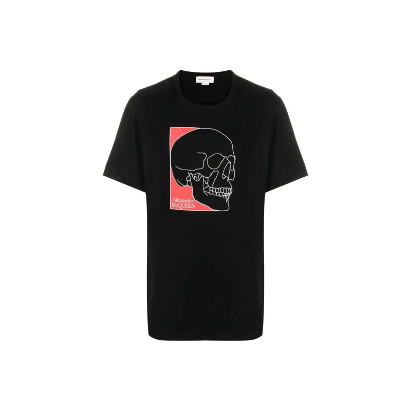 Alexander McQueen Graphic Printed Crewneck T Shirt-0